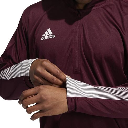 سترة adidas Sideline 21 بأكمام طويلة وربع سحاب - للرجال كاجوال 4XL in Kuwait