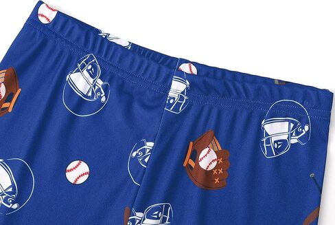 Tebbis Little Boys Pajamas - Soft Snug-fit PJs Long Sleeves & Pants Sleepwear Set Baseball Toddler Jammies Size 4T-14 in Saudi Arabia