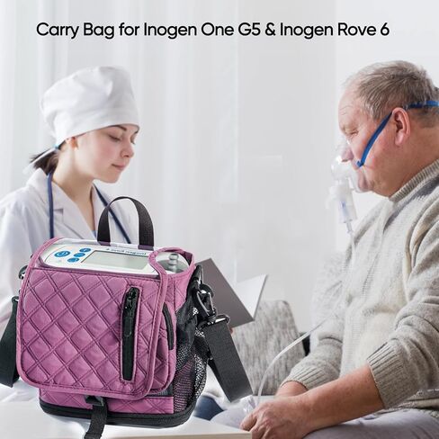 حقيبة حمل كتف خفيفة الوزن من BAGSFY لهاتف Inogen One G5 & Rove 6 - حقيبة مكثف الأوكسجين المحمولة للسفر in Kuwait