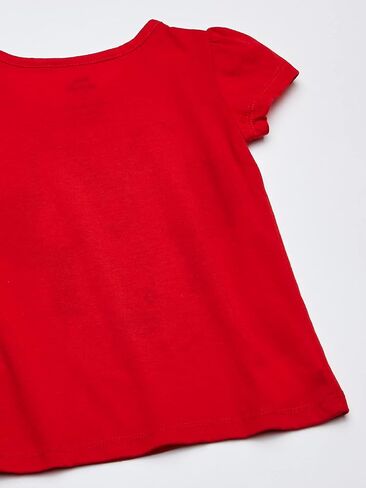Disney Little Girls' Minnie Mouse Big Face Girls T-Shirt, Red, 4T in Saudi Arabia