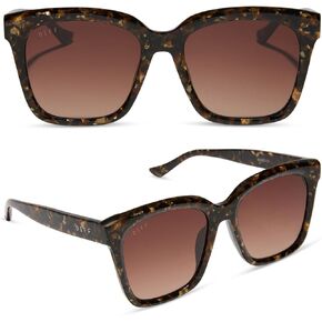DIFF Meredith Designer Oversized Square Sunglasses for Women UV400 Protection in Kuwait