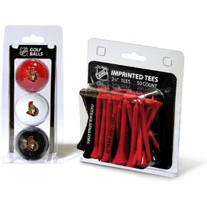 كرات جولف مطبوعة بشعار Team Golf NHL (عدد 3) وتي شيرتات جولف تنظيمية مقاس 2-3/4 بوصة (عدد 50)، متعددة الألوان in Kuwait