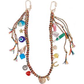 Beaded Bag Charms Wallet Chain Cute Bag Keychain For Purse Tote Shoulder Handbag Accessories For Women in Kuwait