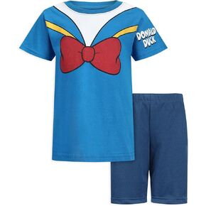 Disney Mickey Mouse and Friends Boys’ Short Sleeve T-Shirt and Shorts Set for Infant, Toddler and Little Kids in Kuwait