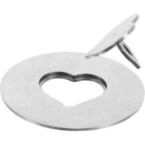 Zerodeko Stainless Steel Candle Jar Topper Cover Elegant Shade Sleeve for Candle Safety Effortless Snuffing Wax Containment Decorative Accent for Cozy Spaces in Saudi Arabia