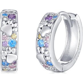 Butterfly Earrings for Women 925 Sterling Silver Aesthetic Opal Huggie Hoops Boho Animal Jewelry Gifts for Her Birthday Anniversary Mothers Day in Kuwait