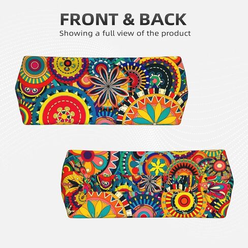 عصابة رأس مرنة للتمرين من Native American Boho للنساء والرجال، عصابات رأس واسعة للنساء عصابات رأس رياضية - رباط شعر رياضي مرن أنيق للياقة اليوغا in Kuwait