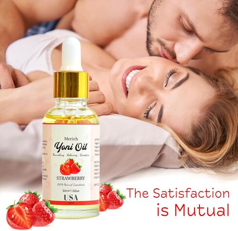 زيت اليوني الطبيعي من ميريش | زيت يوني ديتوكس الأنثوي | يعيد توازن الرقم الهيدروجيني للنساء | يزيل الرائحة | تضييق المهبل طبيعياً وتنظيفه بلطف (الفراولة) in Kuwait