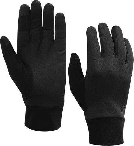 Tough Outfitters Thermal Glove Liners - Hiking Gloves Women Running Gloves Men - Glove Cold Weather - Touchscreen Function in Saudi Arabia
