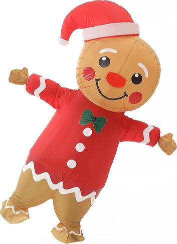 Blow Up Elf Inflatable Costume Inflatable Christmas Elf Costume Adult For Party Cosplay Halloween Christmas in Saudi Arabia