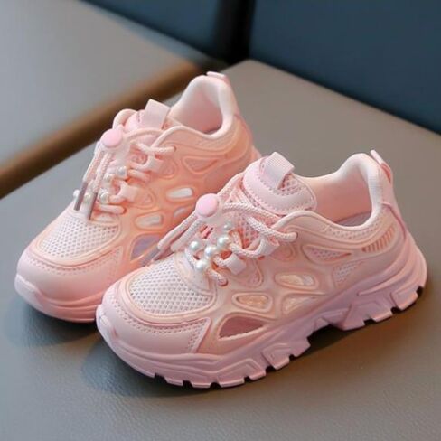 Spring Sneakers for Kids Girls Boys Toddler Casual Sports Shoes Outdoor Breathable Running Tennis Sneaker Non-Slip in Saudi Arabia