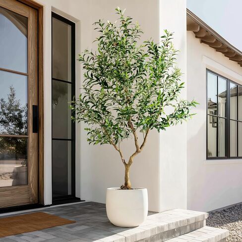 Large Faux Olive Tree Indoor Outdoor Realistic Floor Fake plantas artificiales Trees decorativas Grandes for Home Living Room Master Bedroom Office Porch Outside Patio arboles para decoracion in Saudi Arabia