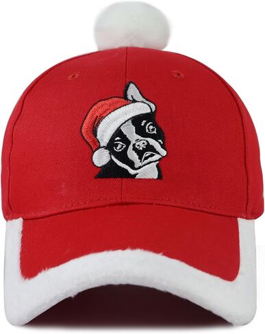 SHANVANKE Merry Christmas Hats for Men Women, Funny Adjustable Cotton Embroidered Xmas Baseball Cap in Saudi Arabia