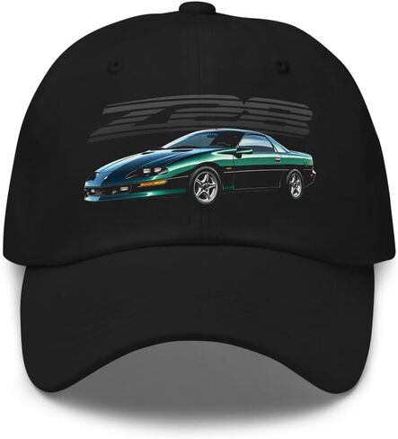 Fourth Gen Chevy Camaro Z28 Dad Hat – 90s Muscle Car Baseball Cap for Car Enthusiasts in Saudi Arabia