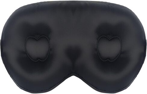 3D Silk Sleep Mask, Eye Pillow for Insomnia Relief (Black) in Saudi Arabia