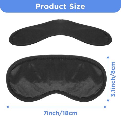 20Pcs Eye Mask Sleep Masks Bulk Blindfolds for Party Games with Adjustable Strap and Nose Pad for Women Men Kids, Black Blindfold for Kids in Saudi Arabia