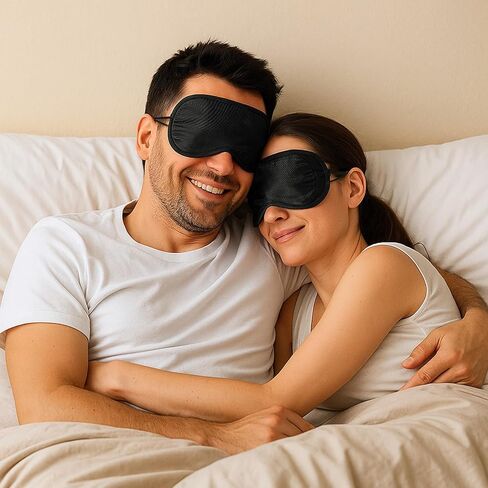 20Pcs Eye Mask Sleep Masks Bulk Blindfolds for Party Games with Adjustable Strap and Nose Pad for Women Men Kids, Black Blindfold for Kids in Saudi Arabia