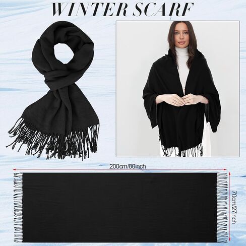 3 Pack Beret Hat Scarf Glove Set French Hat Pashmina Shawl Scarf Winter Gloves Set Women Christmas Clod Weather in Saudi Arabia