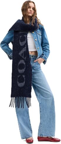 COACH BRUSHED OVERSIZED MUFFLER in Saudi Arabia