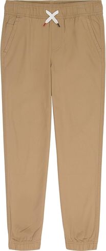 بنطال Tommy Hilfiger Clark Jogger للأولاد، نسيج قطني مطاطي قابل للسحب مع إغلاق برباط، خصر مضلع وأساور أكمام in Saudi Arabia