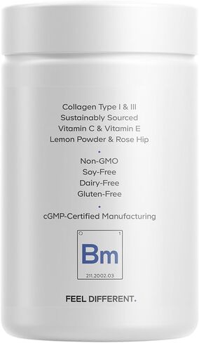 Codeage Biotin Marine Collagen Peptides - Wild-Caught Marine Collagen Types I & III, Biotin, Vitamins C & E, Hyaluronic Acid, Amino Acids, Fruit and Herb Blend, Non-GMO - 120 Capsules in Saudi Arabia