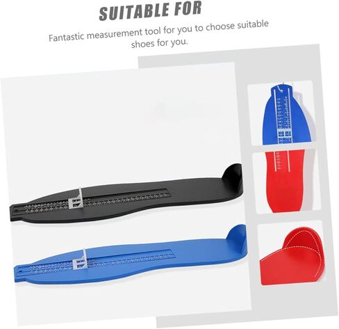Veemoon Foot Measuring Device for Adults and Kids 3-Piece Shoe Size Measurer Accurate Foot Gauge Tool for Shoe Fitting and Shopping in Saudi Arabia