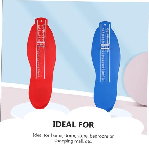 Veemoon Foot Measuring Device for Adults and Kids 3-Piece Shoe Size Measurer Accurate Foot Gauge Tool for Shoe Fitting and Shopping in Saudi Arabia