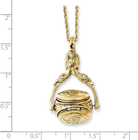 Diamond2Deal 1928 قلادة ذهبية اللون بثلاثة جوانب مدلاة بيضاوية 30 بوصة مجوهرات راقية هدية للنساء in Saudi Arabia