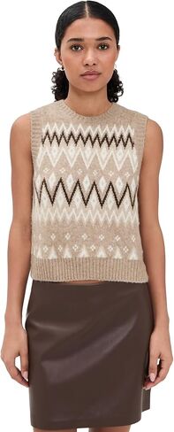 LE BOP Women's Fair Isle Vest in Saudi Arabia