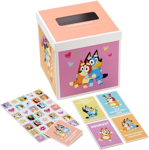 Hallmark Bluey Kids Birthday Card with Sound and Light (Happiest Day Ever) for Son, Daughter, Grandchild in Kuwait