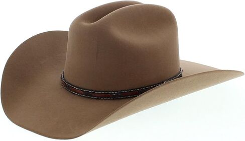 Justin Men's 2X Gallop Fawn Wool Felt Cowboy Hat Fawn 7 1/8 in Saudi Arabia