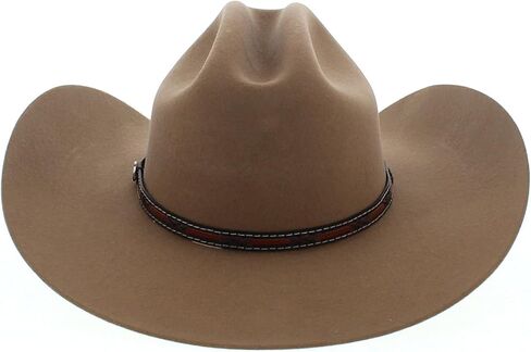 Justin Men's 2X Gallop Fawn Wool Felt Cowboy Hat Fawn 7 1/8 in Saudi Arabia
