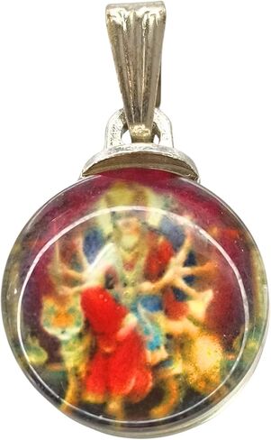 Generic قلادة دينية Maa Durga Devi بدون سلسلة من النحاس، مقاس صغير in Kuwait