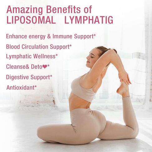 2 Pack Extra Powerful 3000MG Liposomal Lymphatic Drainage Drops-12 in 1 Organic Lymphatic Drainage Supplement with Burdock Root, Echinacea, Elderberry, Calendula Flower Etc for Supports Lymphatic in Saudi Arabia