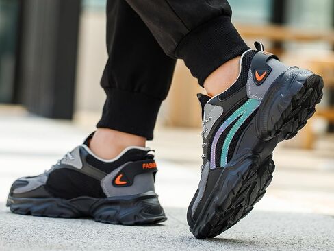 Steel Toe Shoes for Men, Comfortable Breathable Safety Sneakers, Lightweight Wide Work Shoes in Saudi Arabia