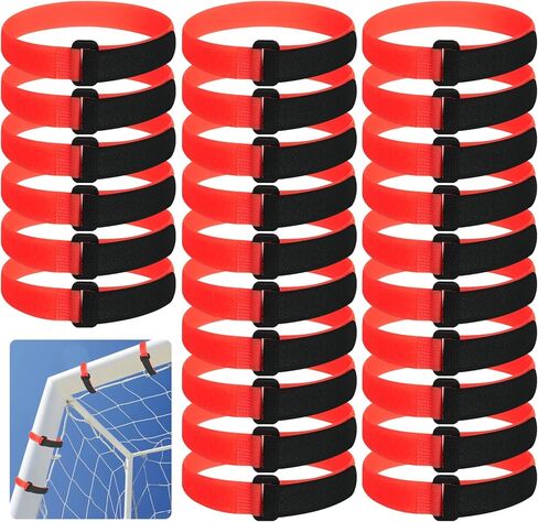 Soccer Goal Net Attachment Straps: 50pcs Attachment Straps for Holding Soccer Placement Nets to The Goal Posts for Boys Kids Soccer Training 14 x 0.8 Inch in Kuwait