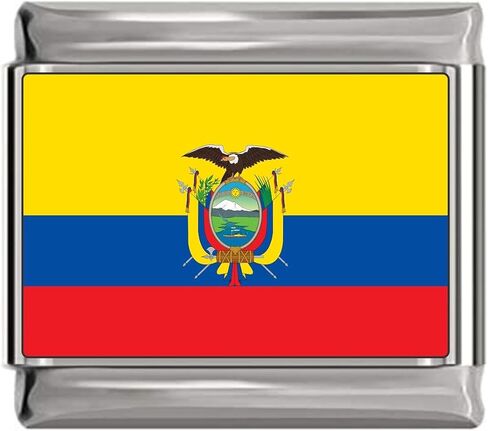 NewCharms Ecuador Flag Italian Charm in Saudi Arabia