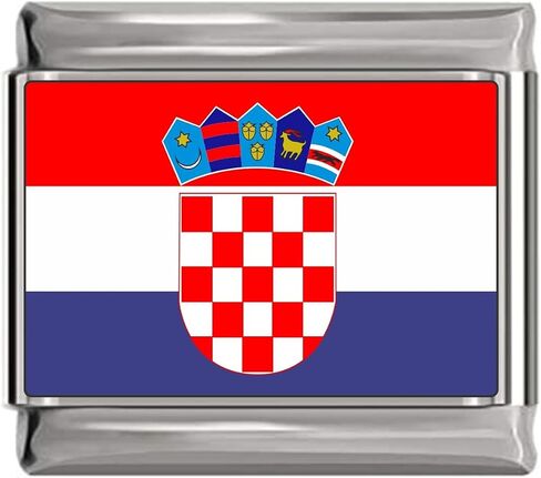 NewCharms Croatia Flag Italian Charm in Saudi Arabia