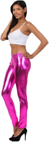 Dinamit Juniors Faux Leather Liquid Wet Look Leggings in Saudi Arabia