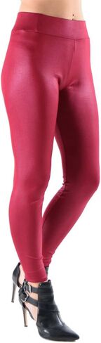 Dinamit Juniors Faux Leather Liquid Wet Look Leggings in Saudi Arabia