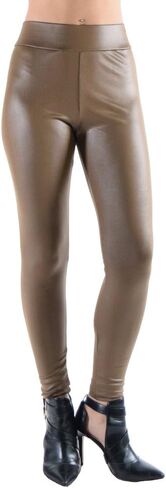Dinamit Juniors Faux Leather Liquid Wet Look Leggings in Saudi Arabia