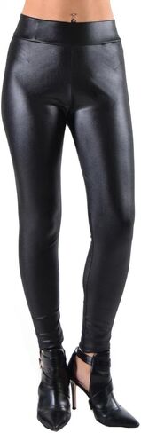 Dinamit Juniors Faux Leather Liquid Wet Look Leggings in Saudi Arabia