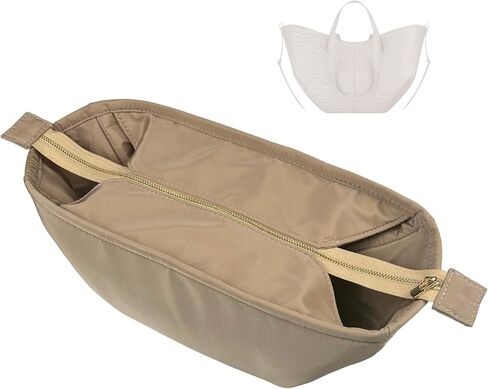Waterproof Nylon Purse Insert compatible with Cyme Bag Organizer with Top Cover - Perfect Fit for Mini/Large Tote, Handmade Premium Quality (Emerald, For Large Cym*) in Saudi Arabia
