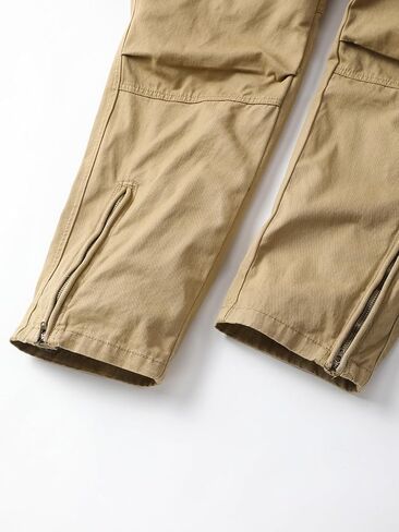 Men's Cargo Work Pants Camo Cotton Tactical Military Ripstop Hiking with Multi Zipper Pockets in Saudi Arabia