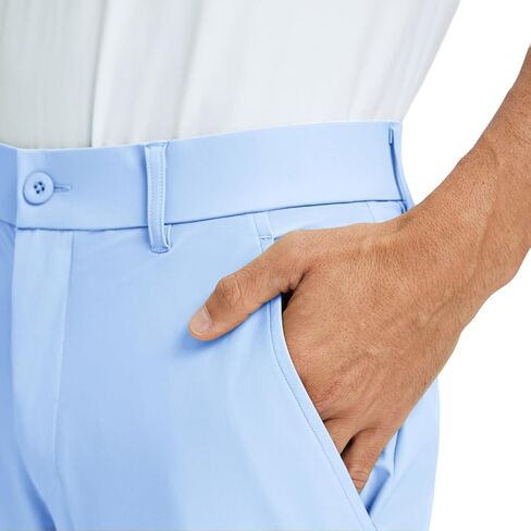 M MAELREG Mens Golf Pants Stretch 30"/32"/34" Classic Fit Quick Dry Lightweight Casual Dress Trousers with Pockets in Saudi Arabia