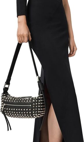 AllSaints Vega Emb Mini Shldr، أسود in Saudi Arabia