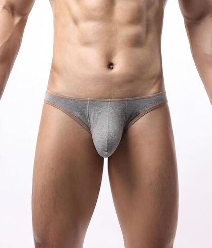 WINDAY Men's Briefs Modal Silk Low Rise Bikini Brief Soft Moisture Wicking Underwear in Saudi Arabia