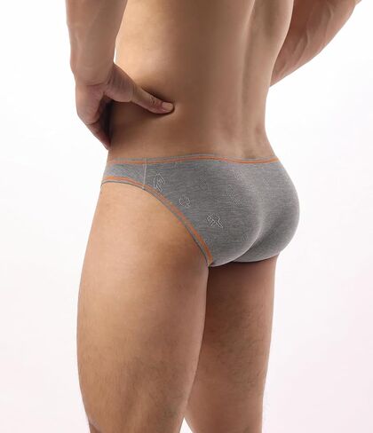 WINDAY Men's Briefs Modal Silk Low Rise Bikini Brief Soft Moisture Wicking Underwear in Saudi Arabia