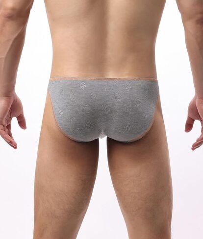 WINDAY Men's Briefs Modal Silk Low Rise Bikini Brief Soft Moisture Wicking Underwear in Saudi Arabia