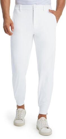 M MAELREG Men's Golf Pants Stretch Business Casual 4 Pockets Ankle Zip Lightweight Breathable Quick Dry Jogger Sweatpants in Saudi Arabia